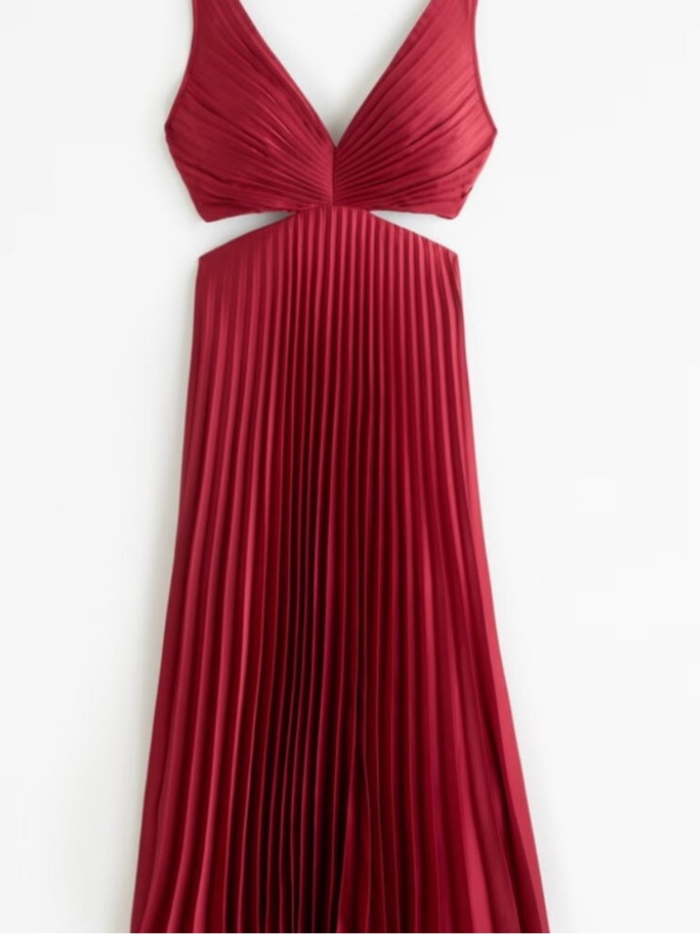 ✧♥️ Abercrombie & Fitch ♥️✧ 
Giselle Pleated Cutout Maxi Dress Petite XXS P